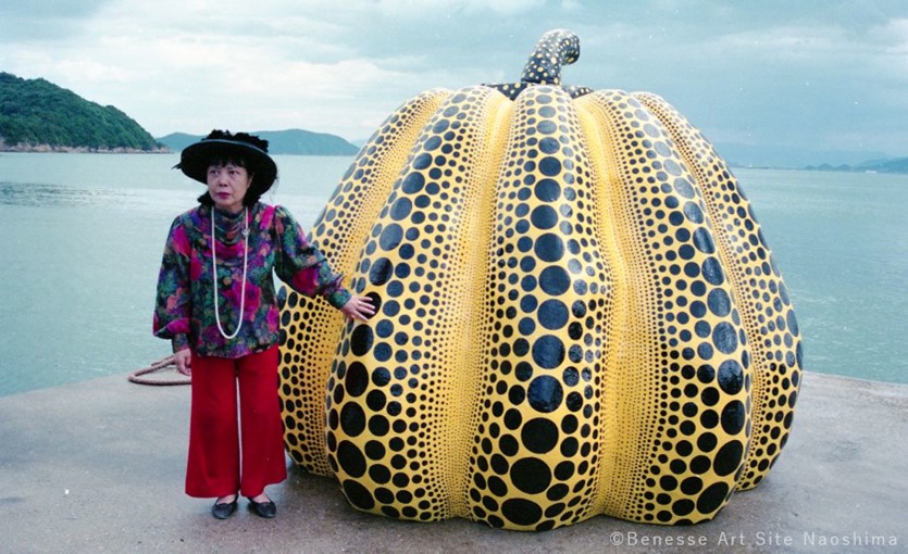 Yayoi Kusama pumpkins
