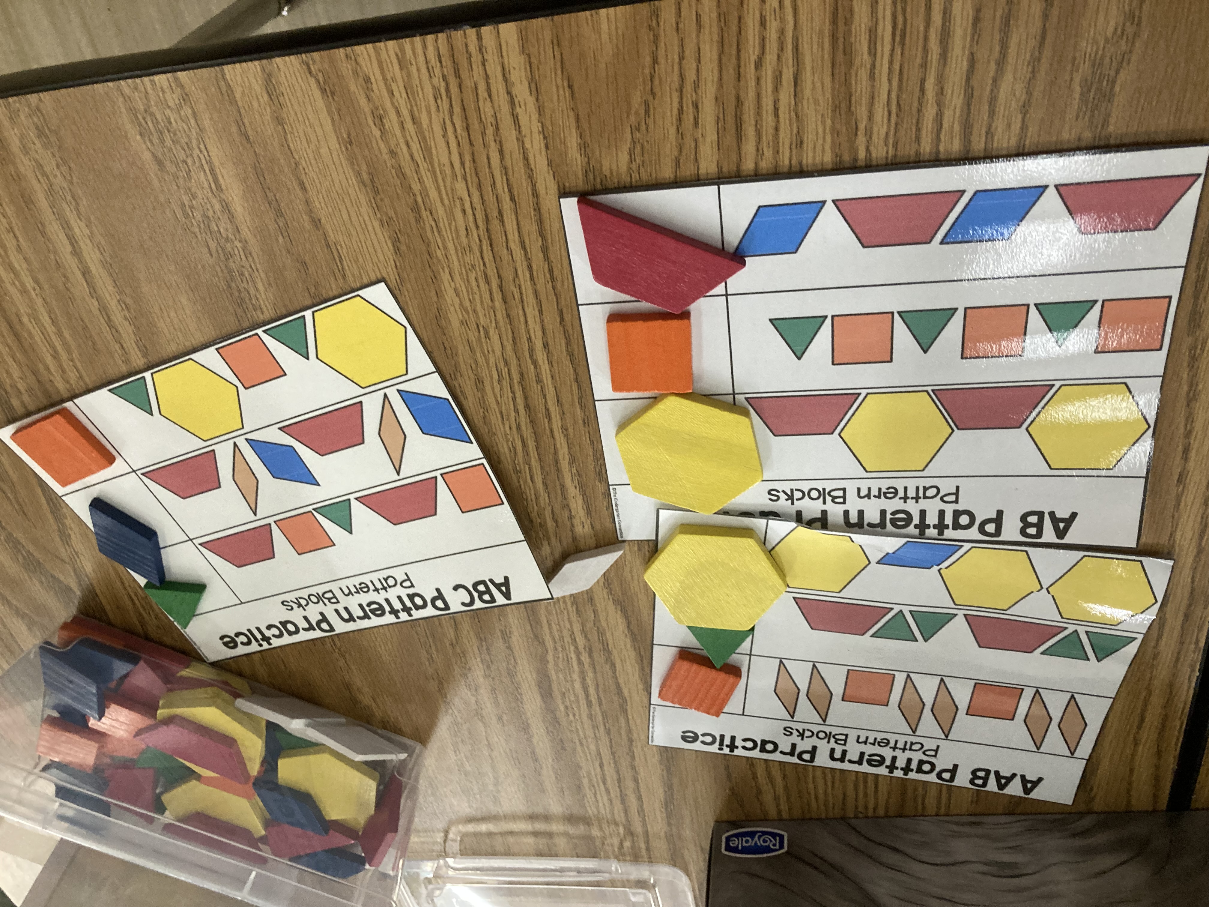 Pattern activity for Kindergarten