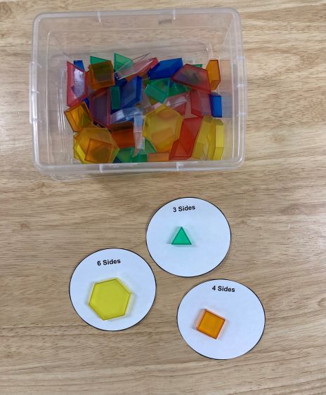 Shape attributes activity for Kindergarten