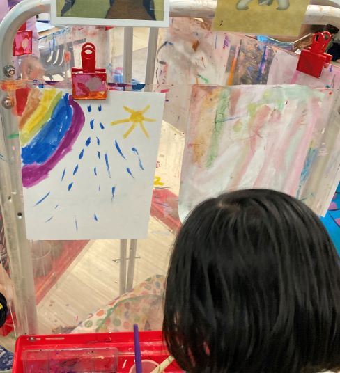 Painting in Kindergarten