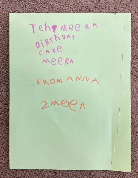 Young authors in kindergarten 