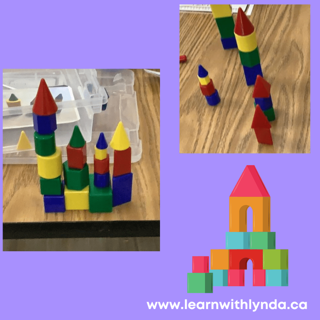 Building with 3-d objects 