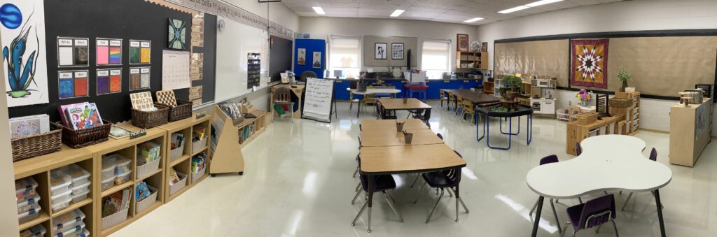 Play-based grade 1 classroom