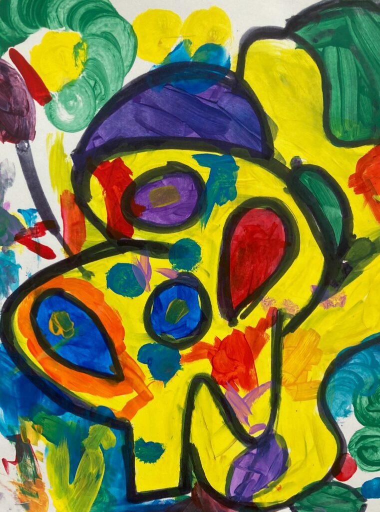 Norval Morrisseau inspired art