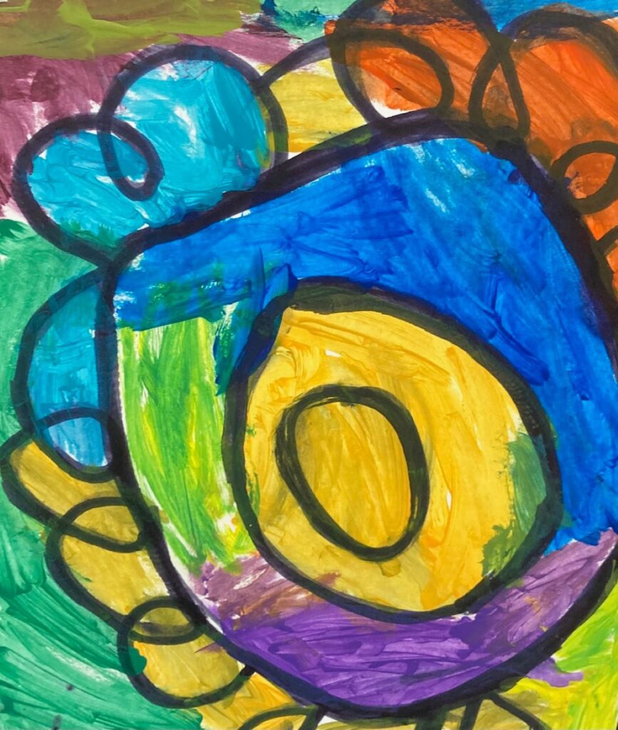 Norval Morrisseau inspired art