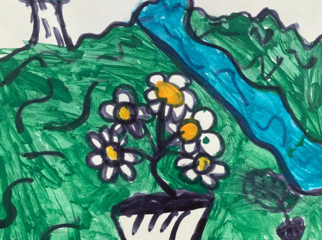 Norval Morrisseau inspired art