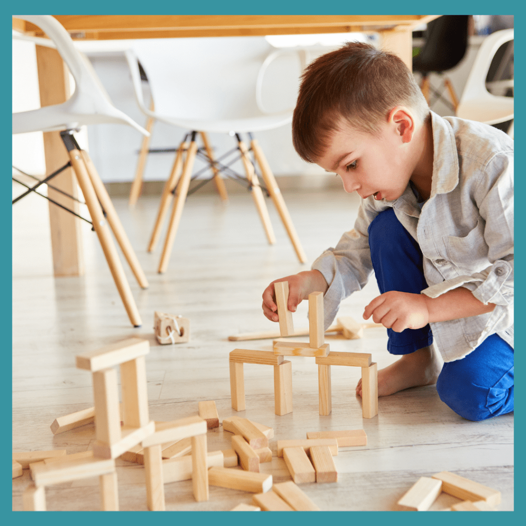 blocks in the classroom